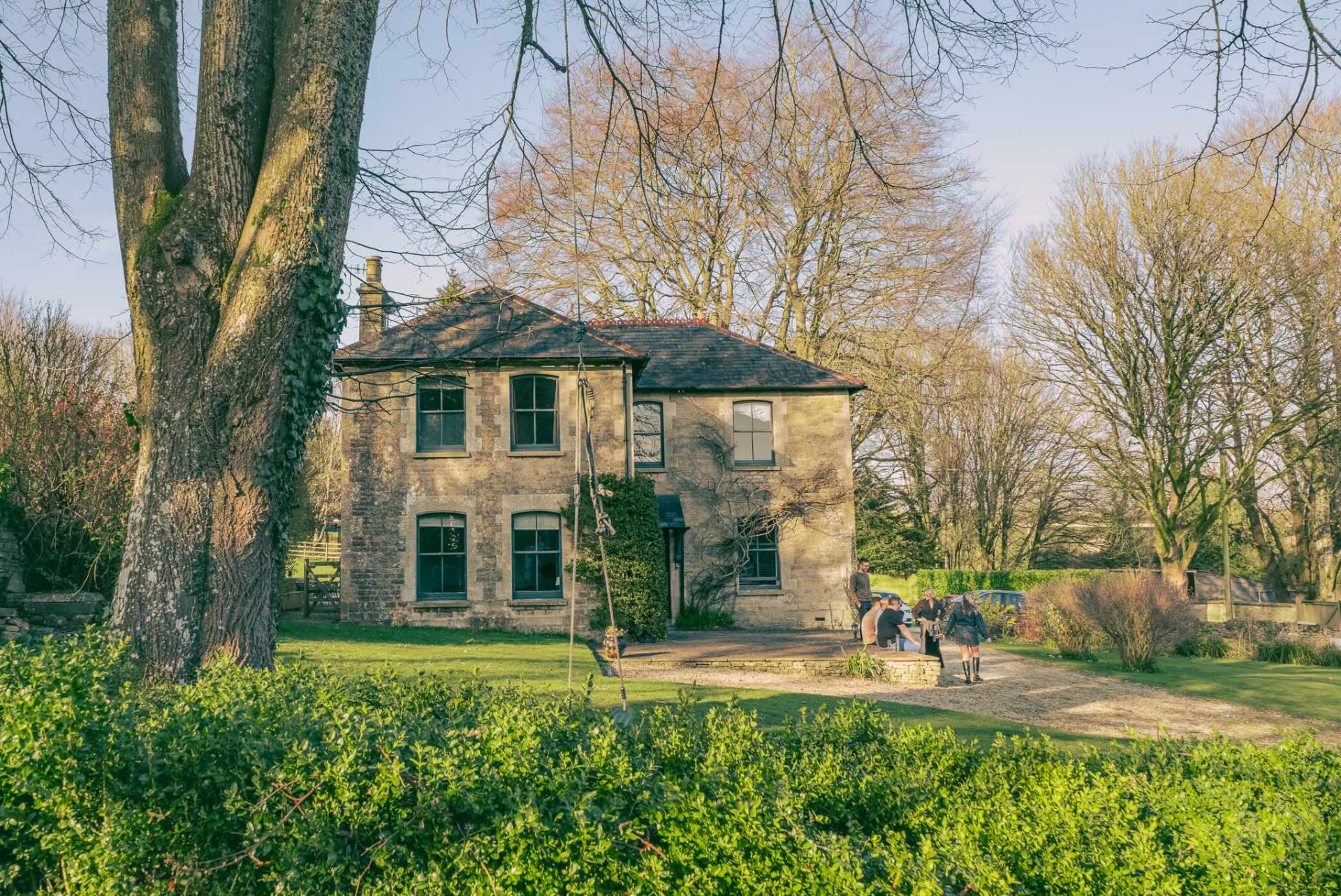 Team at a Red Kite managed property in the Cotswolds.